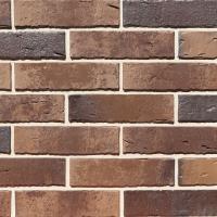 Клинкерный кирпич ручной формовки KÖNIGSTEIN полнотелый Мангейм Сепия 1НФ, 250*120*65 мм