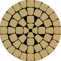 Тротуарная плитка SteinRus Классико Нео, 60 мм, песочный, гладкая