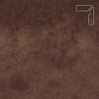 Клинкерный плинтус под ступень-флорентинер (прав.п.) Interbau Nature Art Umbra braun 124