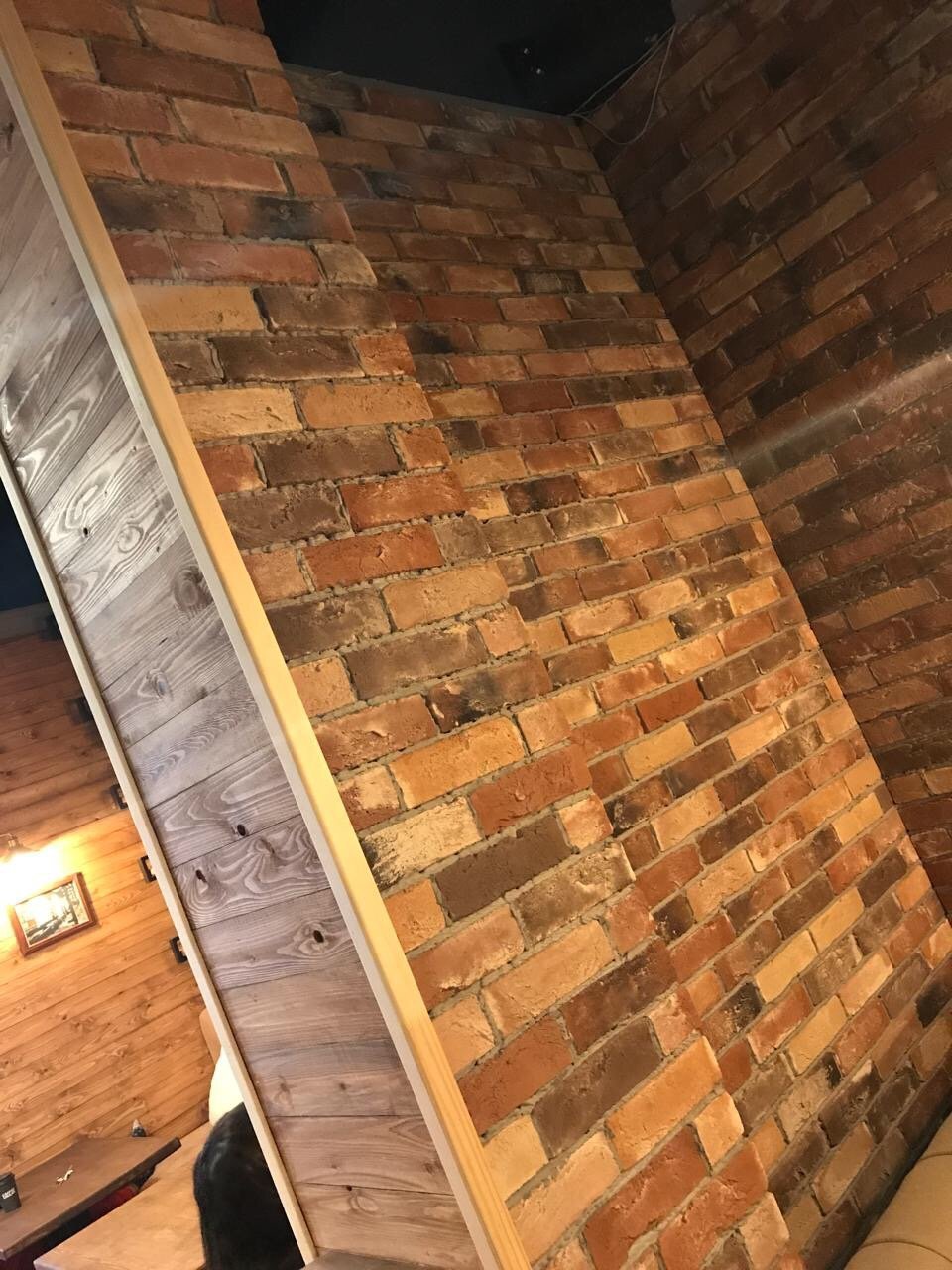 Укладка клинкера и камня в интерьере