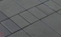 Плитка тротуарная BRAER Мозайка серый 100/200/300*60 мм