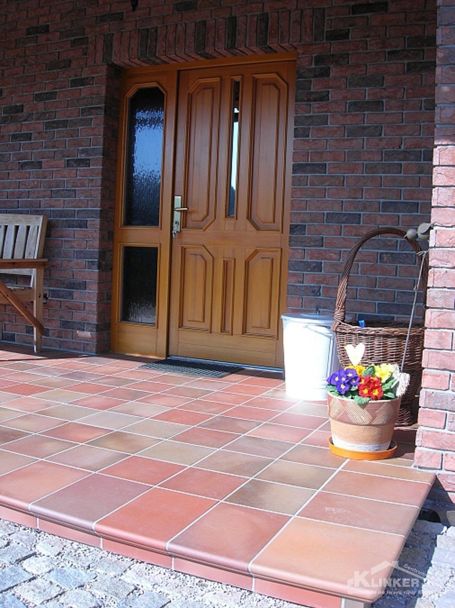 Монтаж клинкерных ступеней и плитки