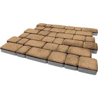 Тротуарная плитка SteinRus  Инсбрук Альт, 60 мм, песочный, native