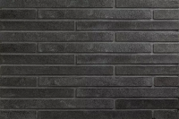 Ригельный кирпич ручной формовки Wandermode Armschwung Z100R50 Schwarzer Samt, 500x40x50 мм