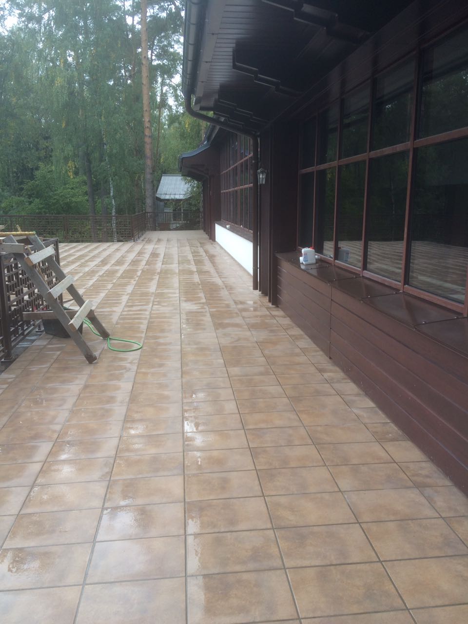 Монтаж клинкерных ступеней и плитки